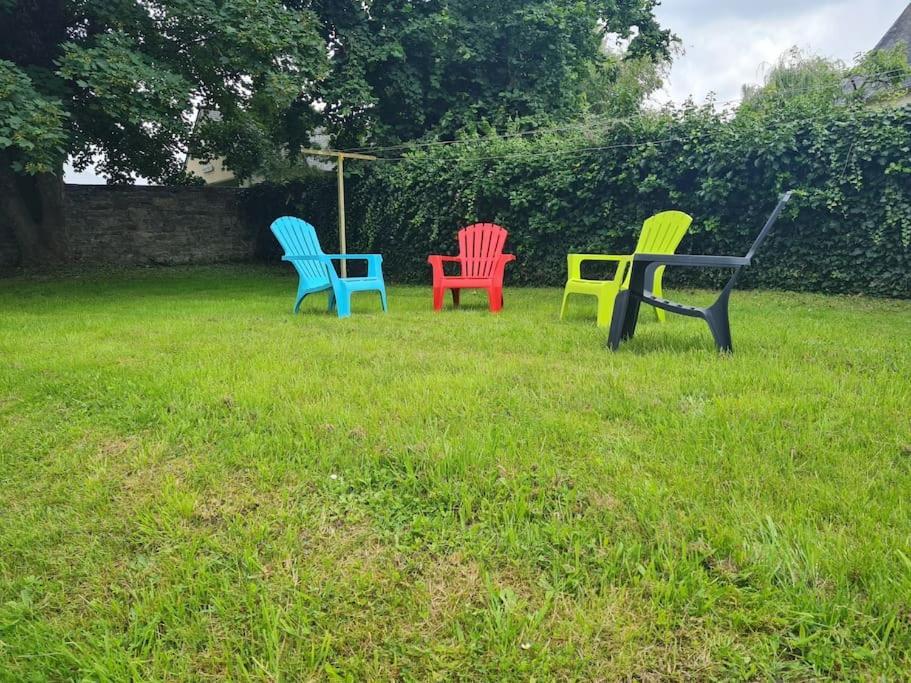 Joli Appartement Cosy Avec Jardin Lanvallay Экстерьер фото